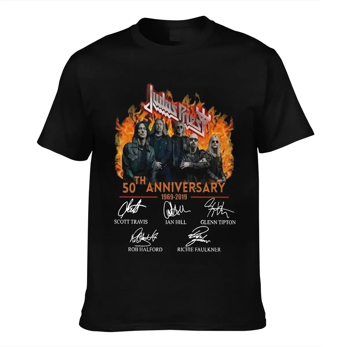 Бесплатная доставка Мужская футболка с изображением священника из юдаса на 50-ю