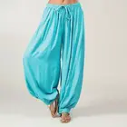 Новинка, женские шаровары, модная одежда, костюм для больших случаев, хлопковые мешковатые штаны для йоги Afgani Geni, Индийские шаровары