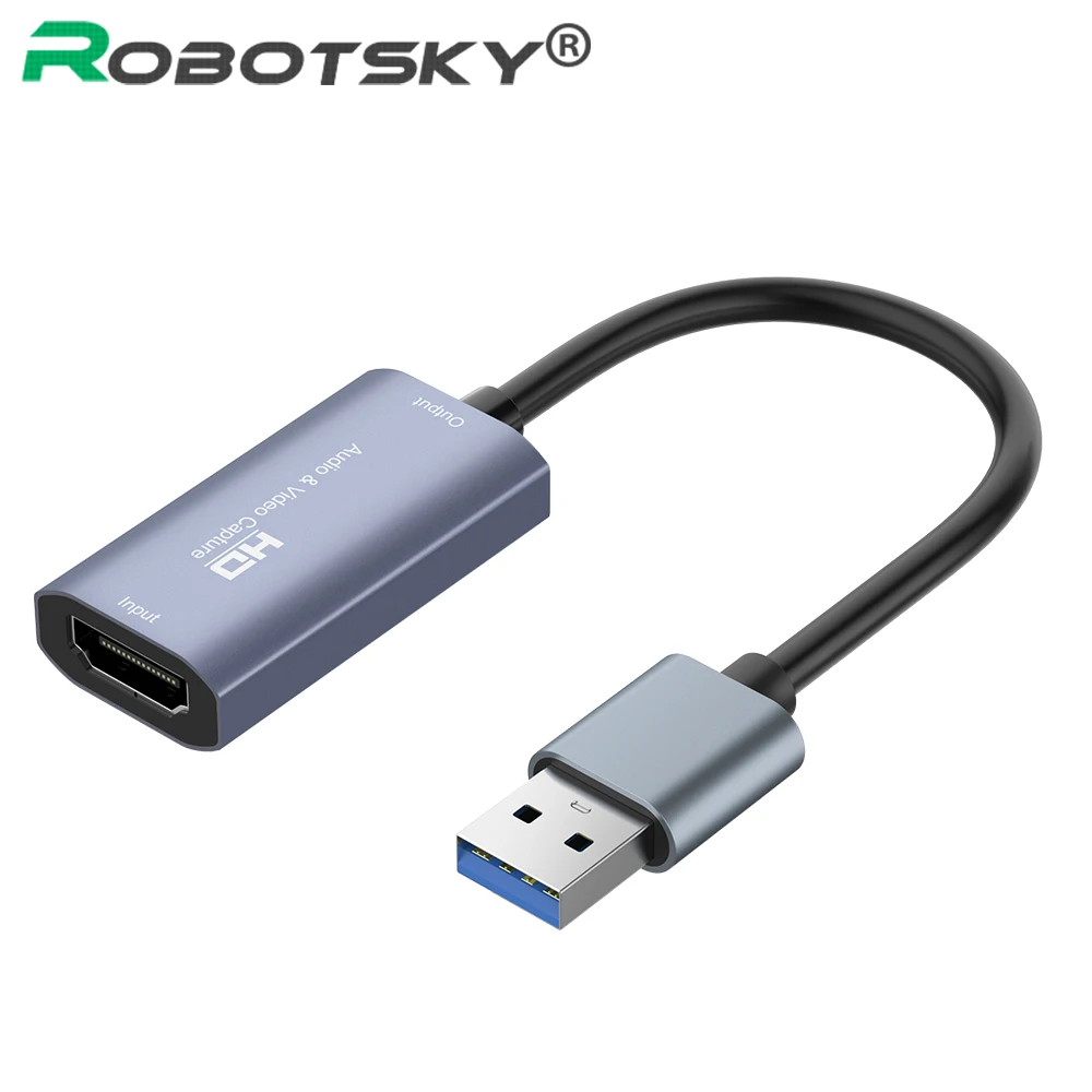 4K HD USB TYPE-C HDMI-совместимая карта видеозахвата 1080P записывающее устройство для