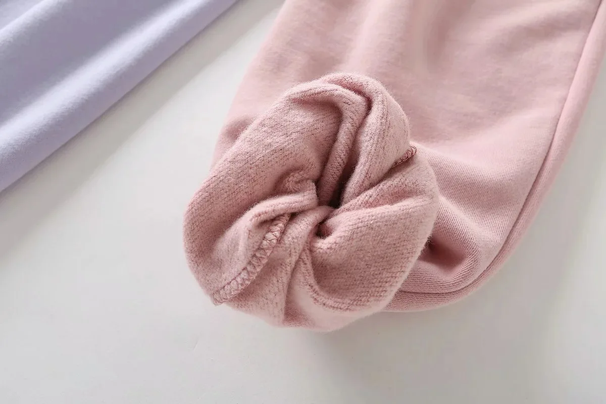 

Autumn women stitching casual sweatpants elastic waist high waist home fitness trousers Female Cotton Pants joggers women full