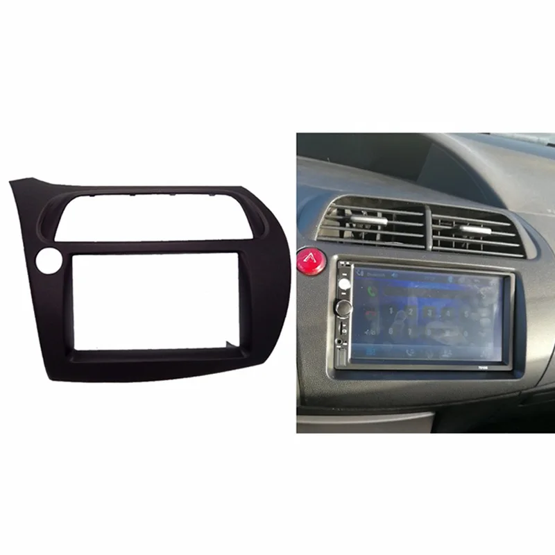 Для Honda Civic двойной Din Fascia радио Dvd стерео Cd панель монтаж приборной панели