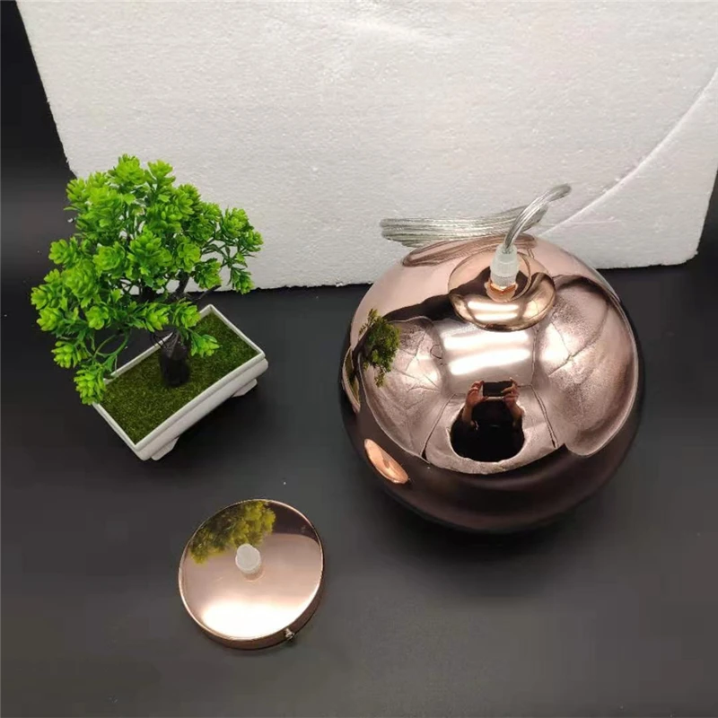 Современная Подвесная лампа с гальваническим покрытием и стеклянными шариками