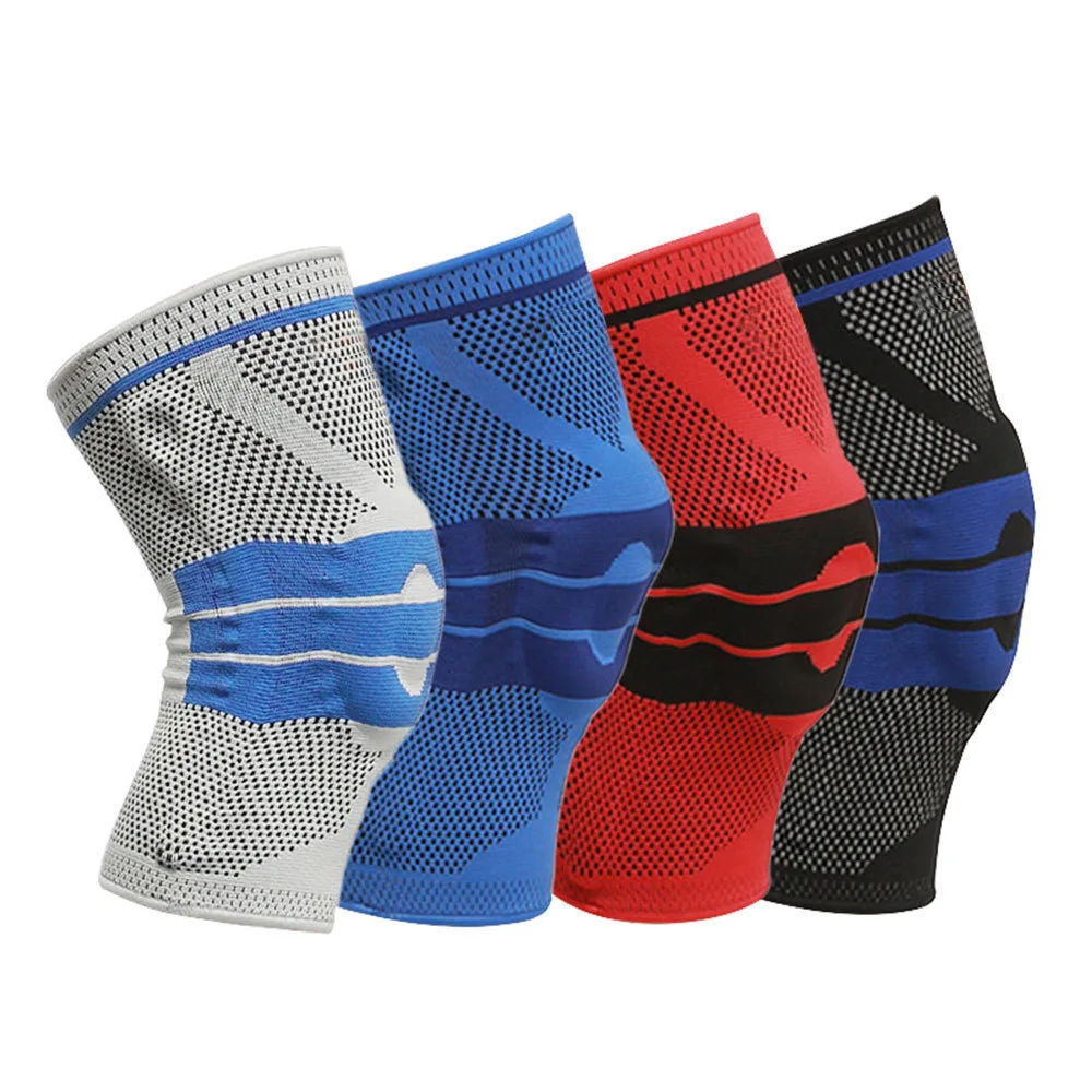 

Nylon Fitness Running Knee Pad Corrosion Proof Sport Compression Fitness Gear Patella Brace For Basketball Volleyball M-Xl