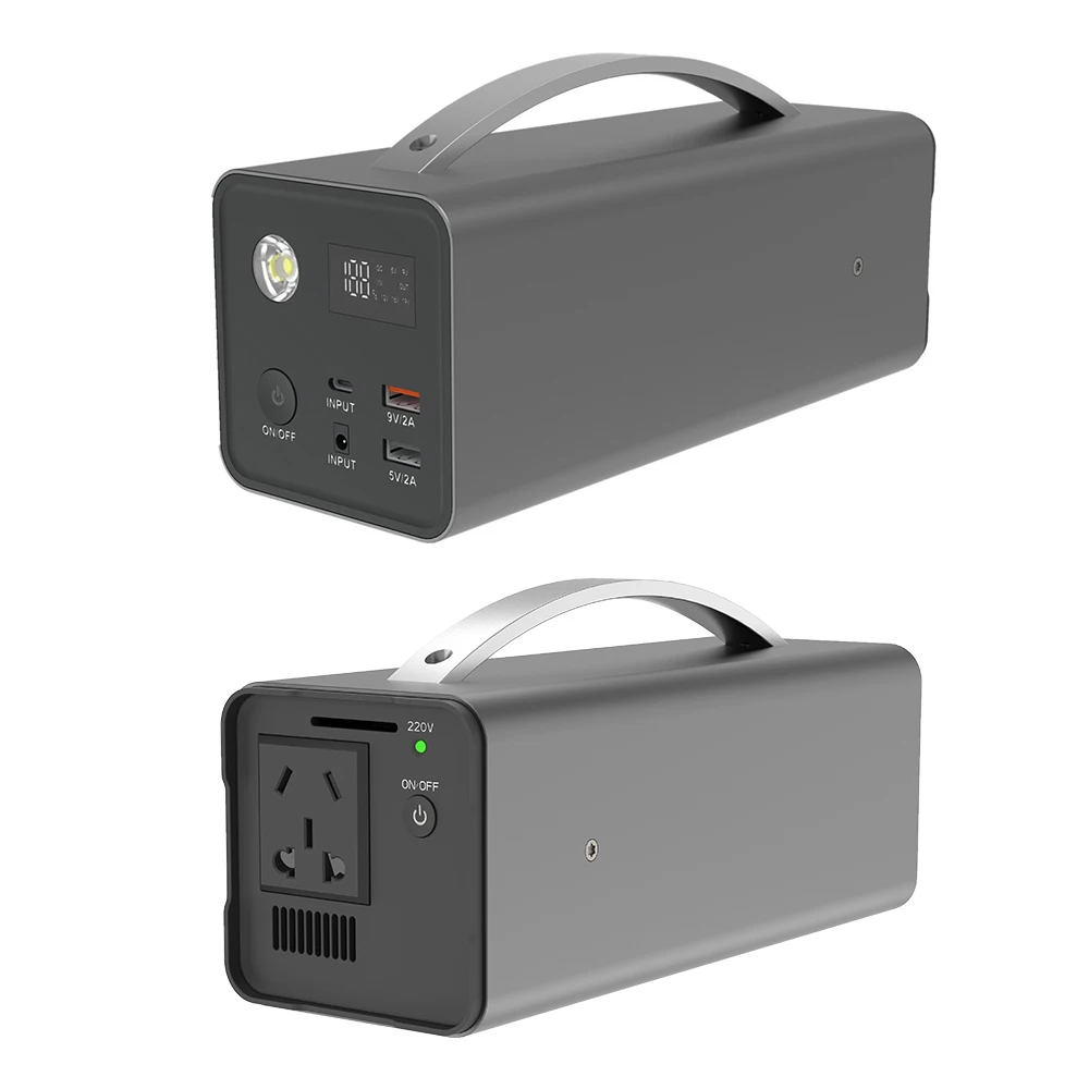 Multifunctional 220V AC Power Station USB Quick Charge Bank Wild Camping Portable Mobile Emergency Battery SOS Lighting | Автомобили и