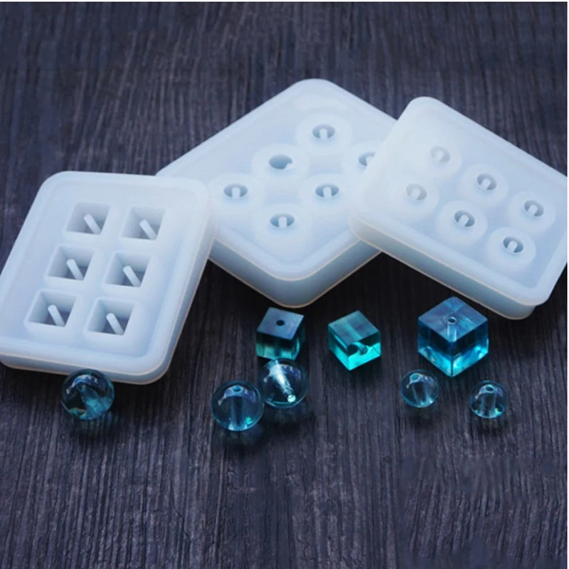 Новый Прозрачный Прямоугольный силиконовый зеркальный квадратный шар с 6