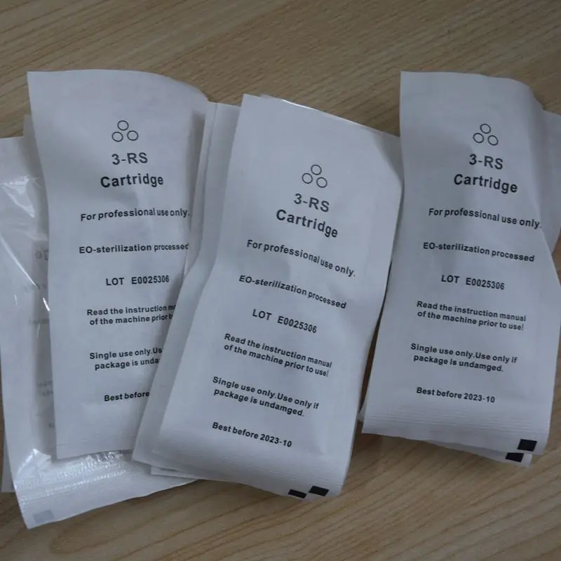 Тату-игла 100 шт./лот 3RS Одноразовые стерилизованные картриджи для перманентного