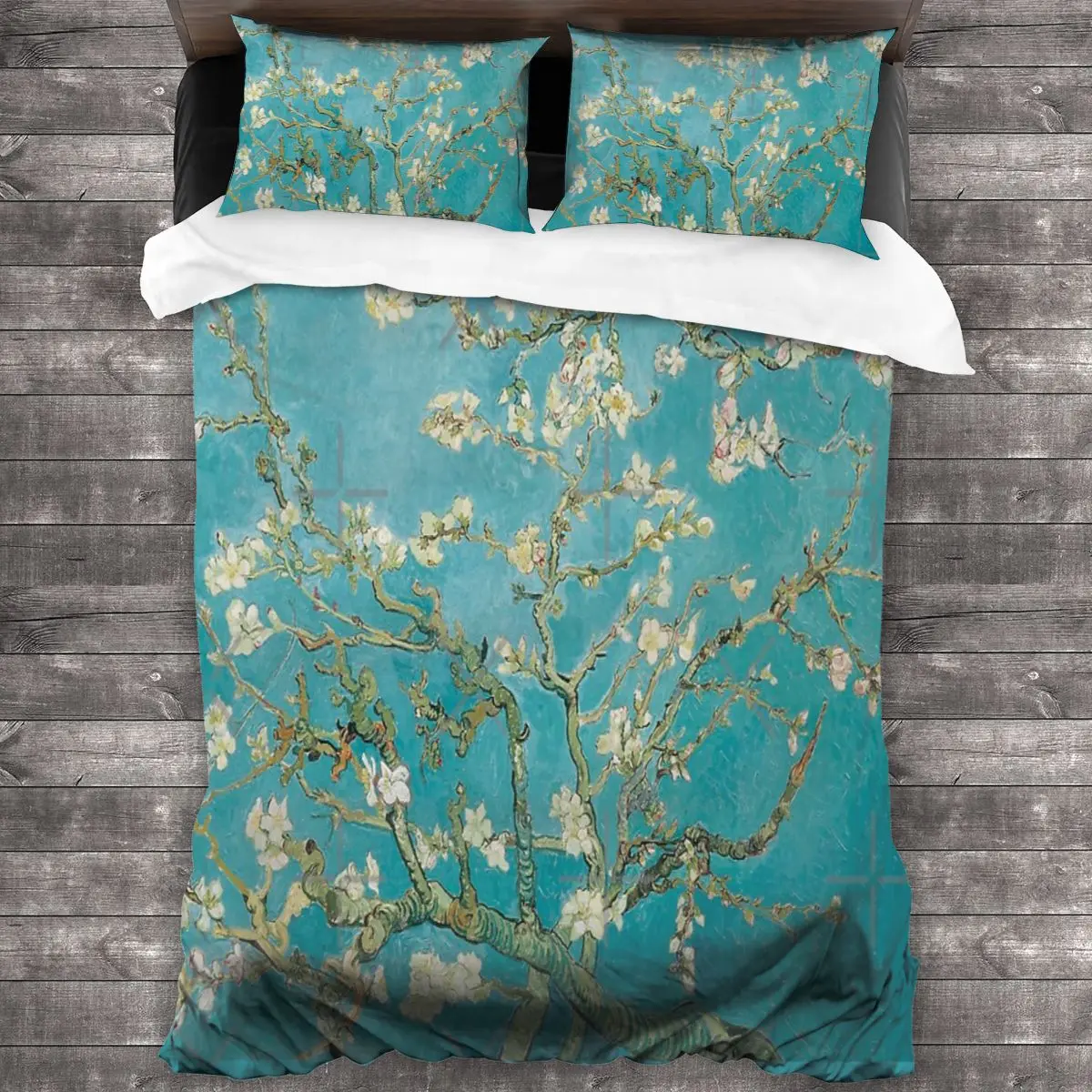 

Комплект постельного белья с цветочным орнаментом миндаля, 1 5 Sp