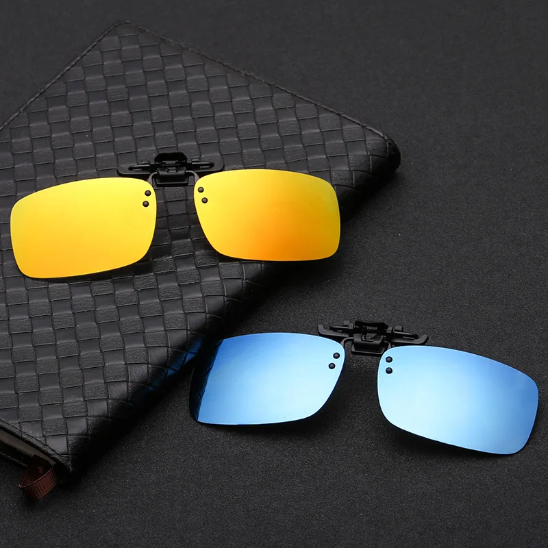 

REAL classic Men and women's polarized upturn clip sunglasses retro driving sun glasses lenses 819