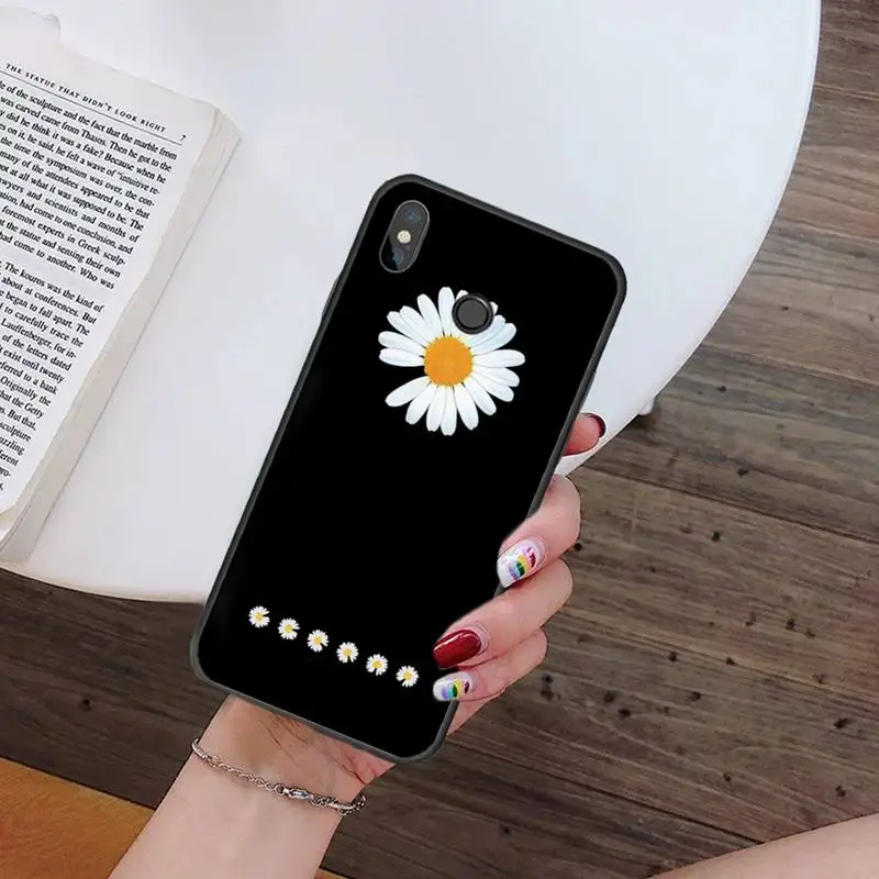 

Daisy sun flower art Phone Case For Xiaomi redmi 9 9a 8 8a note 10 9 9s 8 8t 7 pro max mi 9 9t 10 pro coque