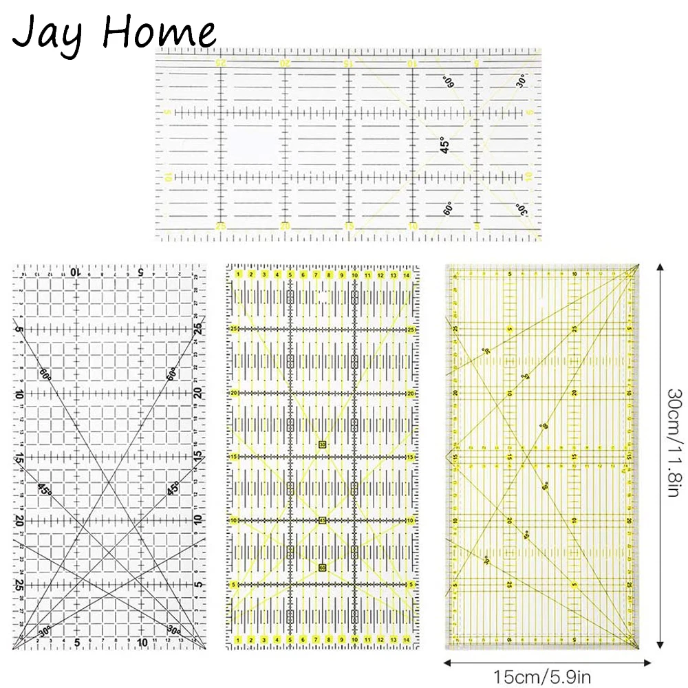15*30 см линейка для квилтинга акриловая квилтеров легкой точной резки Ткани