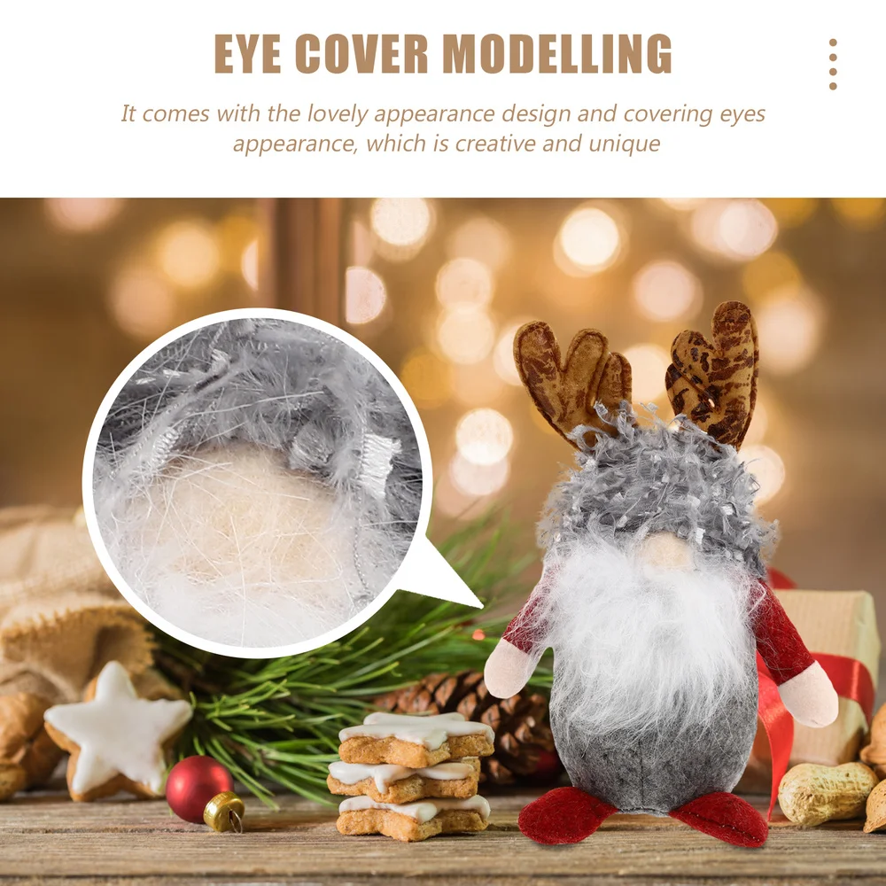 

1Pc Lovely Faceless Doll Ornament Christmas Doll Ornament Festival Scene Decor