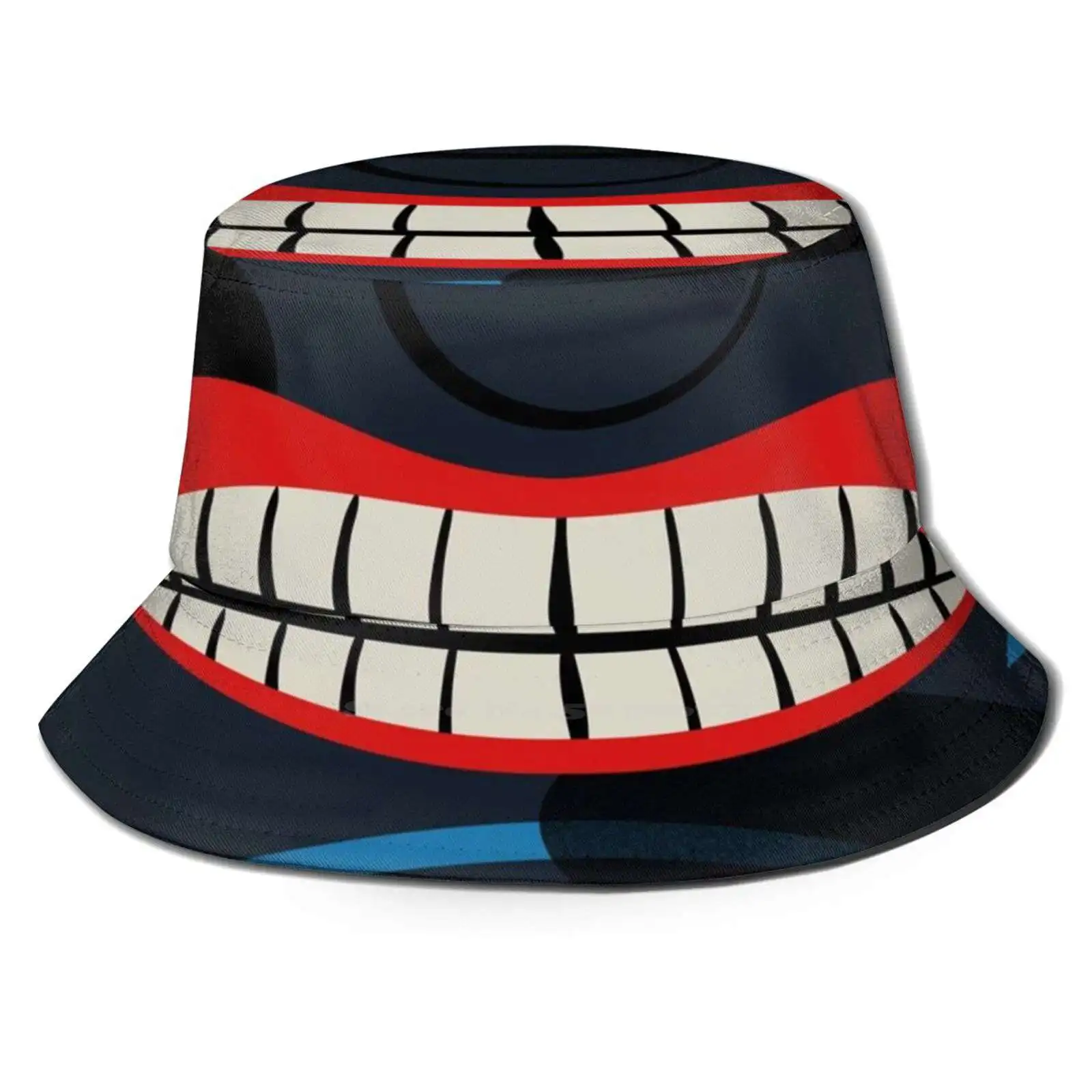 

Панама с улыбкой для путешествий, дизайнерская шапка с абстрактным изображением улыбки, рот, зубы