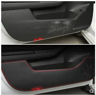 Для 2015 2016 2017 Suzuki vitara Автомобильная Кожевенная дверная Противоударная накладка