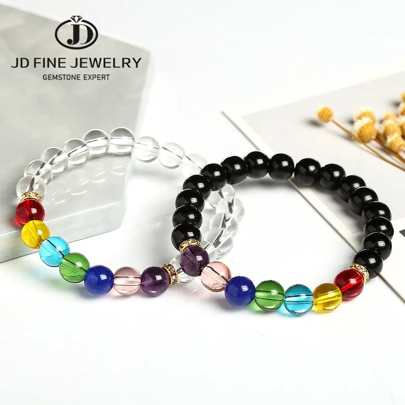 Браслеты JD с 7 чакрами для мужчин лечебные балансы молитва рейки Будды мужские