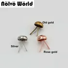 50-100 шт.лот 6 цветов 12 мм круглые шипы Модные Популярные Заклепки-пусеты для сумок обуви кошельков ремней