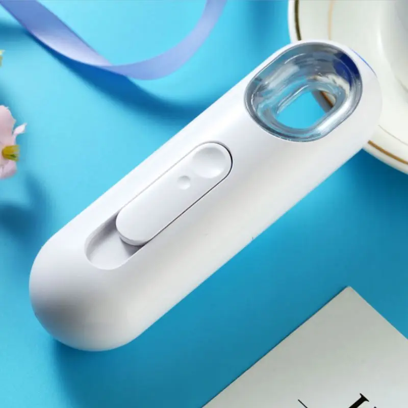 22ML Mini Nano Mister Spray Bottle Battery Operated Facial Steamer Moisturizing Ultrasonic Handheld Atomizer Portable Face | Красота и