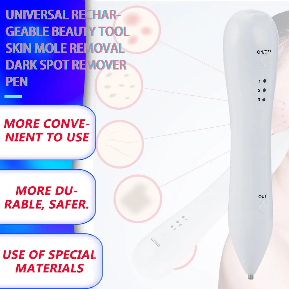 Портативные перезаряжаемые косметические инструменты для удаления Кротов в