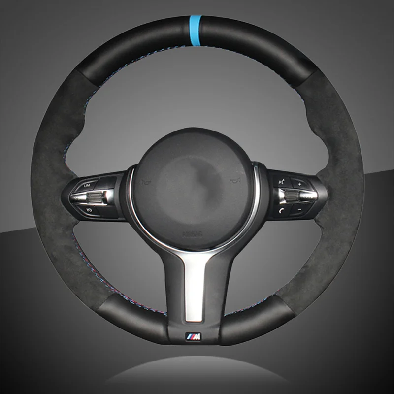Оплетка на руль автомобиля для BMW оплетка F87 M2 F80 M3 F82 M4 M5 F12 F13 M6 F85 X5 M F86 X6 F33 F30 M|Чехлы