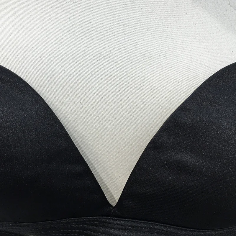 DEAT Women Patchwork Golden Buttons Camis Tank Tops New V-collar Sleeveless Personality Slim Fit Fashion Tide Summer 2021 7E1022