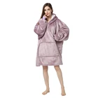 Толстовка Женская флисовая с капюшоном, зимняя, большого размера