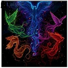 Diy 5d алмазная живопись абстракция, Феникс, квадратные Бриллиантовая мозаичная фигурка животного украшения дома вышивка узор ручной работы подарок