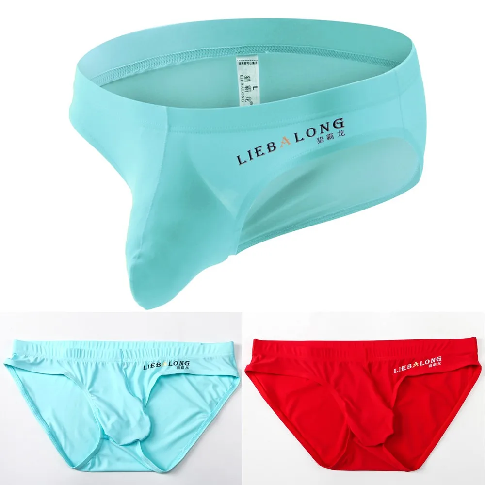 

Men Sexy Low Rise Briefs Seamless Bulge Pouch Stretchy Underwear Underpants Men's Sexy Low Rise Briefs Seamless Bulge Pouch Stre