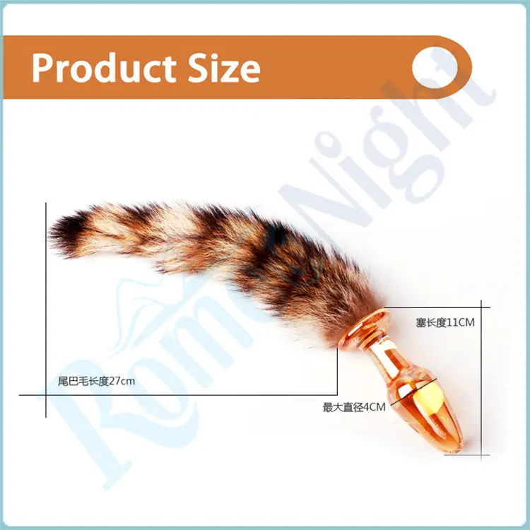 RomeoNight телефон лисий хвост Анальная пробка секс игрушки анальная вставка для