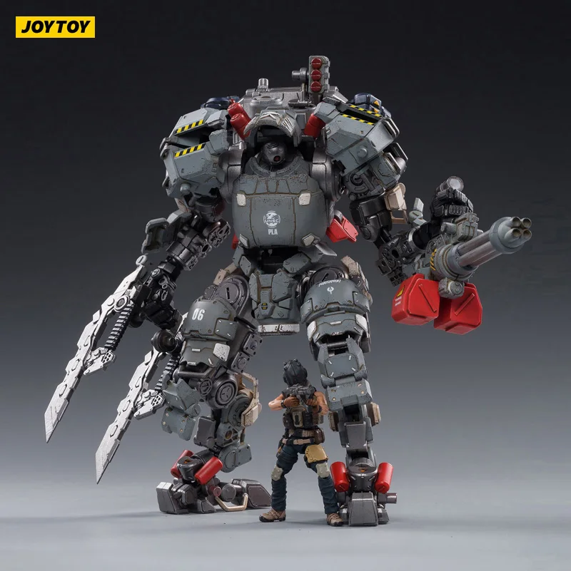 

1/25 JOYTOY Action Figure STEEL BONE ARMOR Mecha And Military Soldier Model Toys Collection Toy Christmas Gift