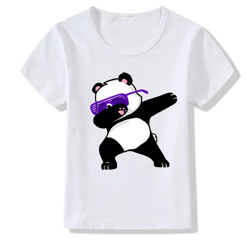 Футболка для девочек с забавным принтом футболки короткими рукавами мальчиков и