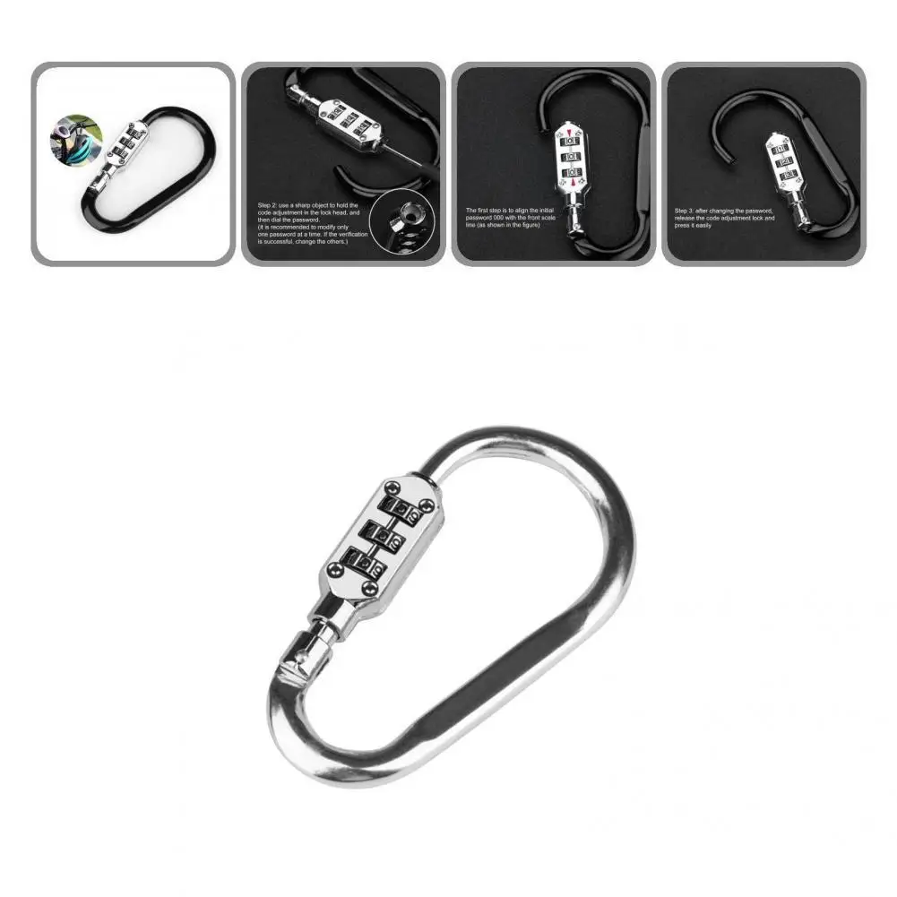 Useful Perfectly Fitment Accessory Heavy Duty Code  D-Shape Carabiner Code Carabiner Code  D-Shape Carabiner