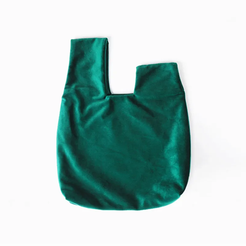 Женская бархатная сумка PUOU винтажная в японском стиле для хранения