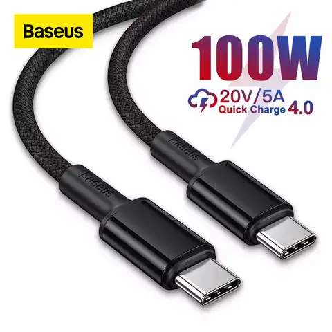 Кабель Baseus 5A Type C to Type C кабель быстрой зарядки USB C кабель для быстрой зарядки MacBook Pro 4. Кабель 0 Type C зарядное устройство для телефона USB C кабель