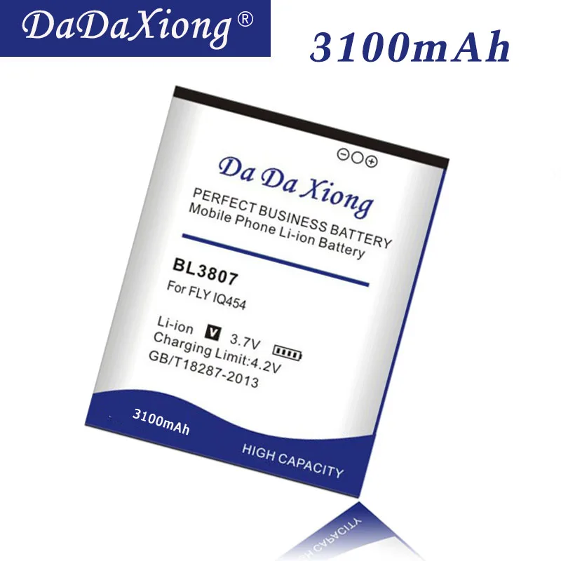 DaDaXiong оригинальный 3100mAh BL3807 литий ионный аккумулятор для мобильного телефона FLY
