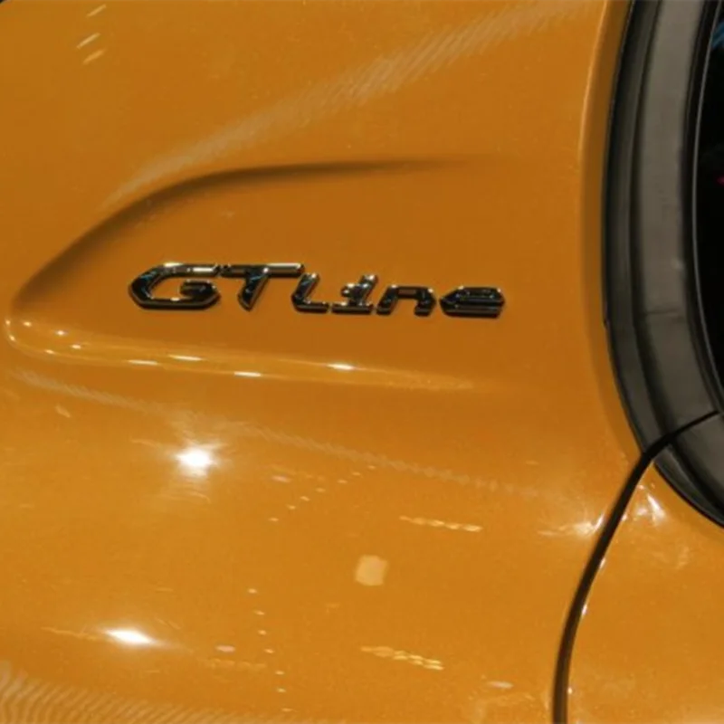 Автомобильный 3D металлический стикер s тюнинг Atuo эмблема наклейка GT линия для