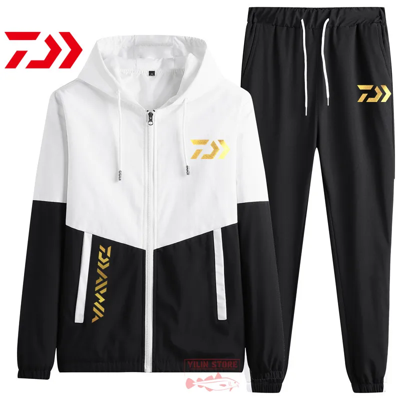 

Мужской костюм для рыбалки Daiwa, тонкая одежда для рыбалки на весну и лето, Быстросохнущий костюм для рыбалки на открытом воздухе, спортивная ...