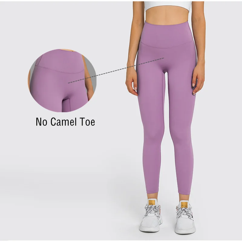 

No Camel Toe Naked-feel Yoga Pants Sport Tights Women High Waist Tummy Control Hip Lifting Stretchy Gym Fitness Workout Leggings