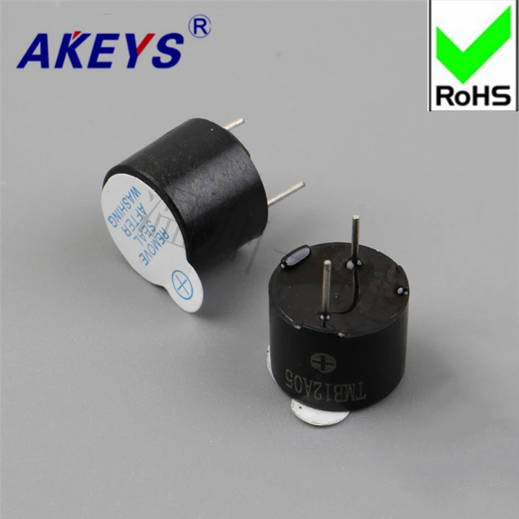 

10 PCS TMB 12A05 12A03 12A12 Integrated Active Buzzer 3V/5V/12V Continuous Sound 12*9.5mm