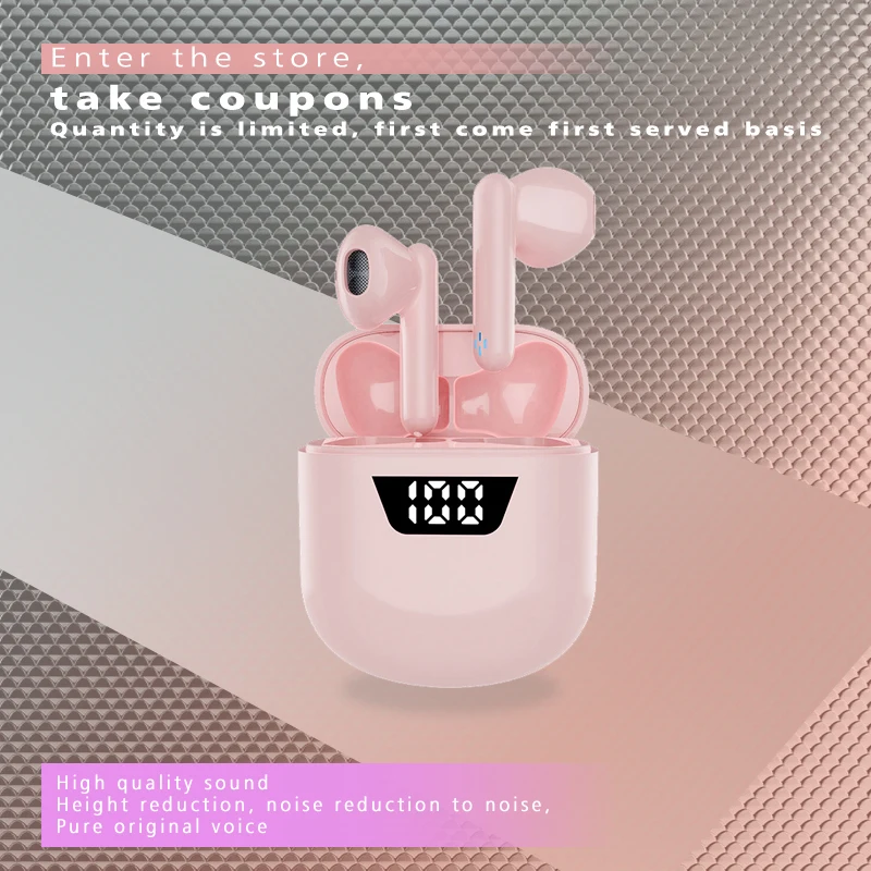 

TWS 5.0 Mini Wireless Headset Digital Touch Voice Bluetooth Headset Driver Diameter Bluetooth Version for Xiaomi Huawei Phones