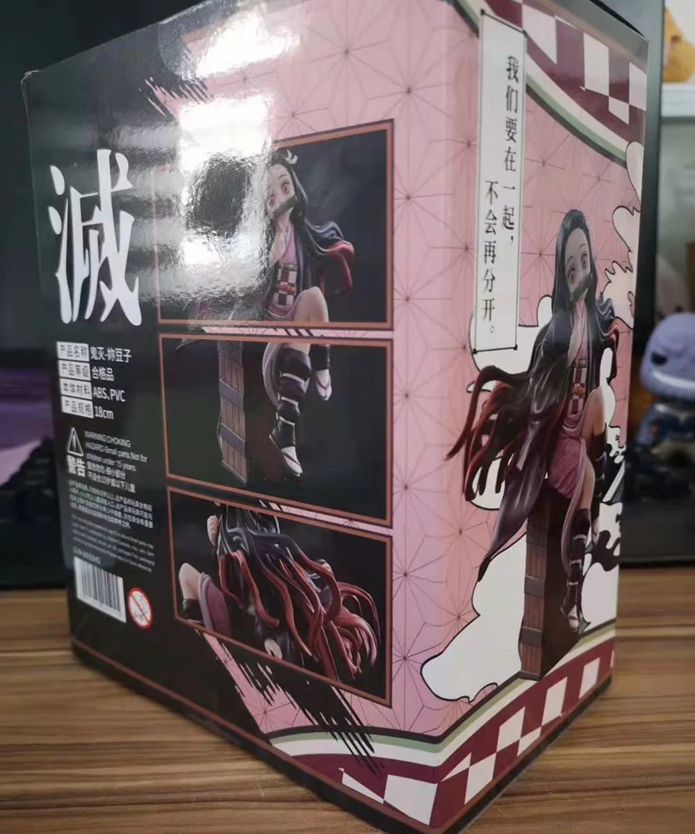 Kimetsu no Yaiba фигурки героев аниме Kamado Tanjirou Nezuko Demon Slayer Zenitsu фигурка коллекционера Рождественская демоническая игрушка кукла