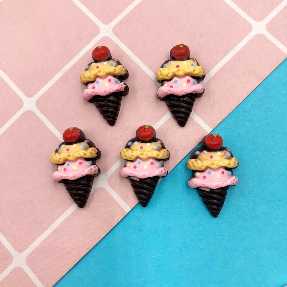 20 штук принт мульташной Минни моделирование индивидуальные красочные мороженое