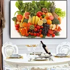 Картина на холсте для кухни, овощей, фруктов, кухни, еды, плакаты и принты, Настенная картина, декор для гостиной