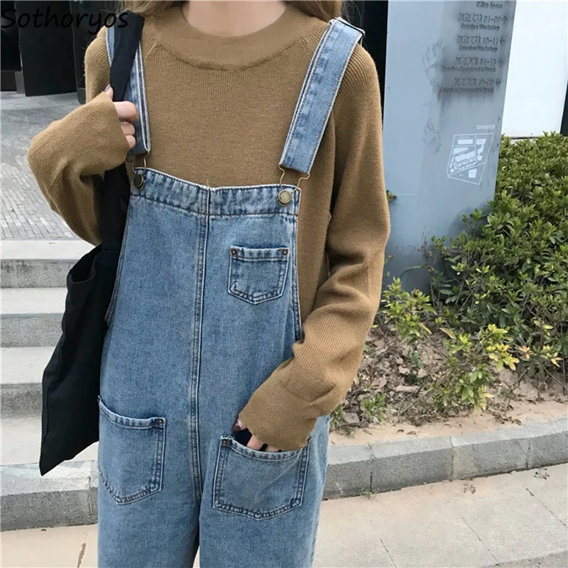 Комбинезоны для женщин 2020 универсальные винтажные комбинезоны до щиколотки с