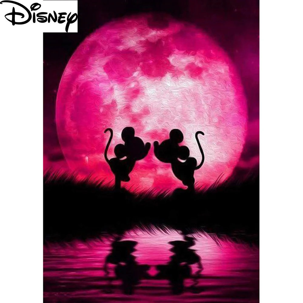 Алмазная живопись сделай сам для влюбленных Диснея вышивка крестиком квадратная