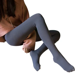 Колготки женские весенне-зимние, мягкие, в полоску