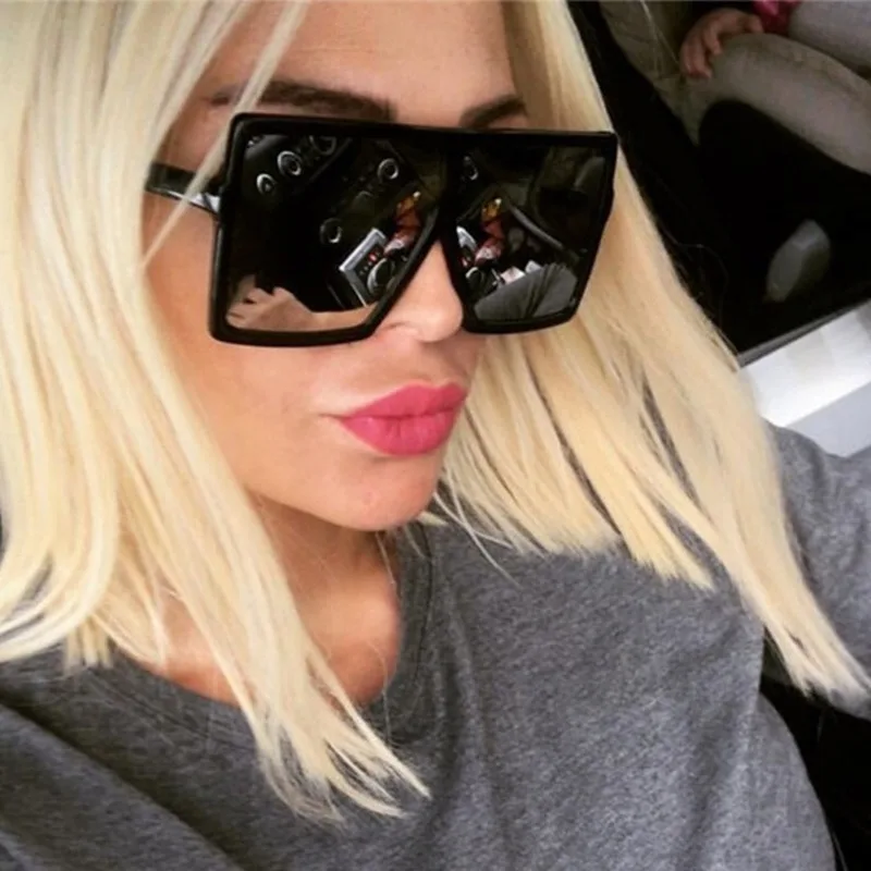 

European and American Large Frame Personality Sunglasses Fashion Men Women Sunglasses Retro Glasses Trend Colorful Sunglasses