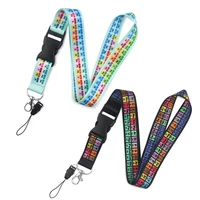 2 color chemistry periodic table of elements lanyards key chain colorful print neck straps keychain cell phone rope teachers gif