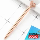 Шариковая ручка, металлическая, вращающаяся, с логотипом на заказ