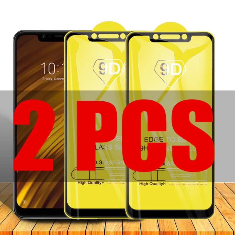 Защитное стекло для POCOPhone F1 2 шт. | Мобильные телефоны и аксессуары