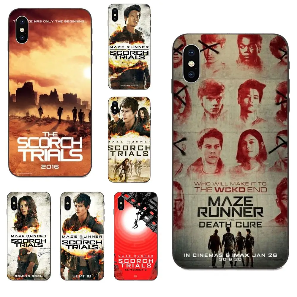 Бегущий в лабиринте испытание огнем ТПУ Оригинальный чехол для Galaxy Note A8 A9 звезды