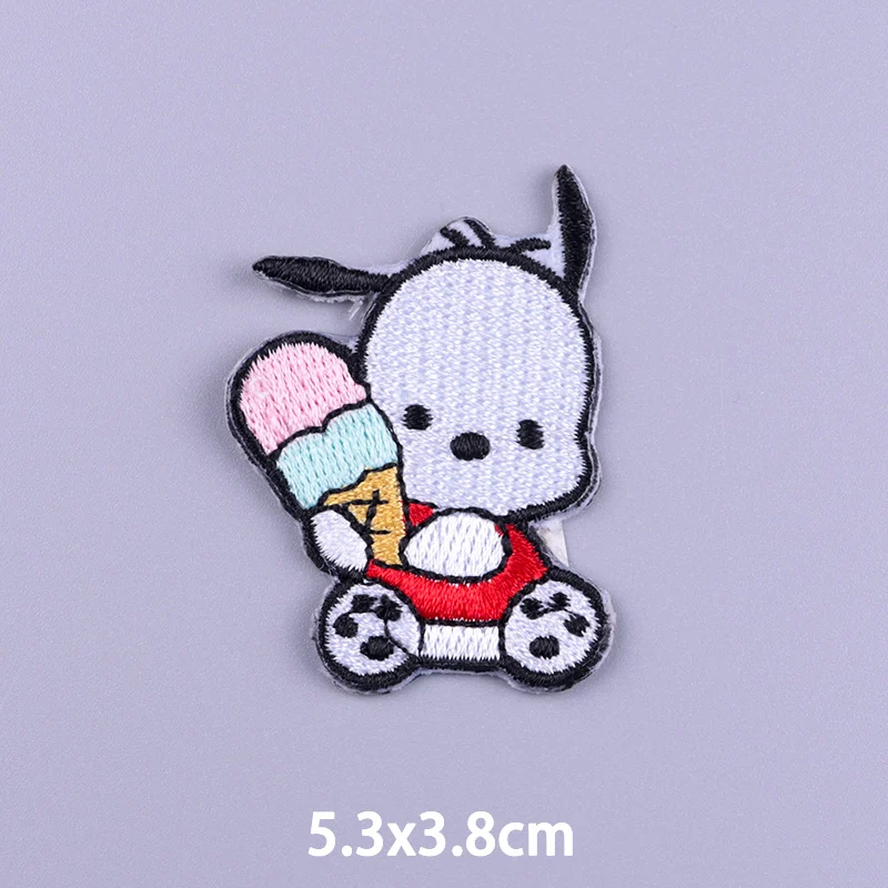 Мультяшная Милая Аппликация вышитые нашивки для одежды наклейки Животные утюгом